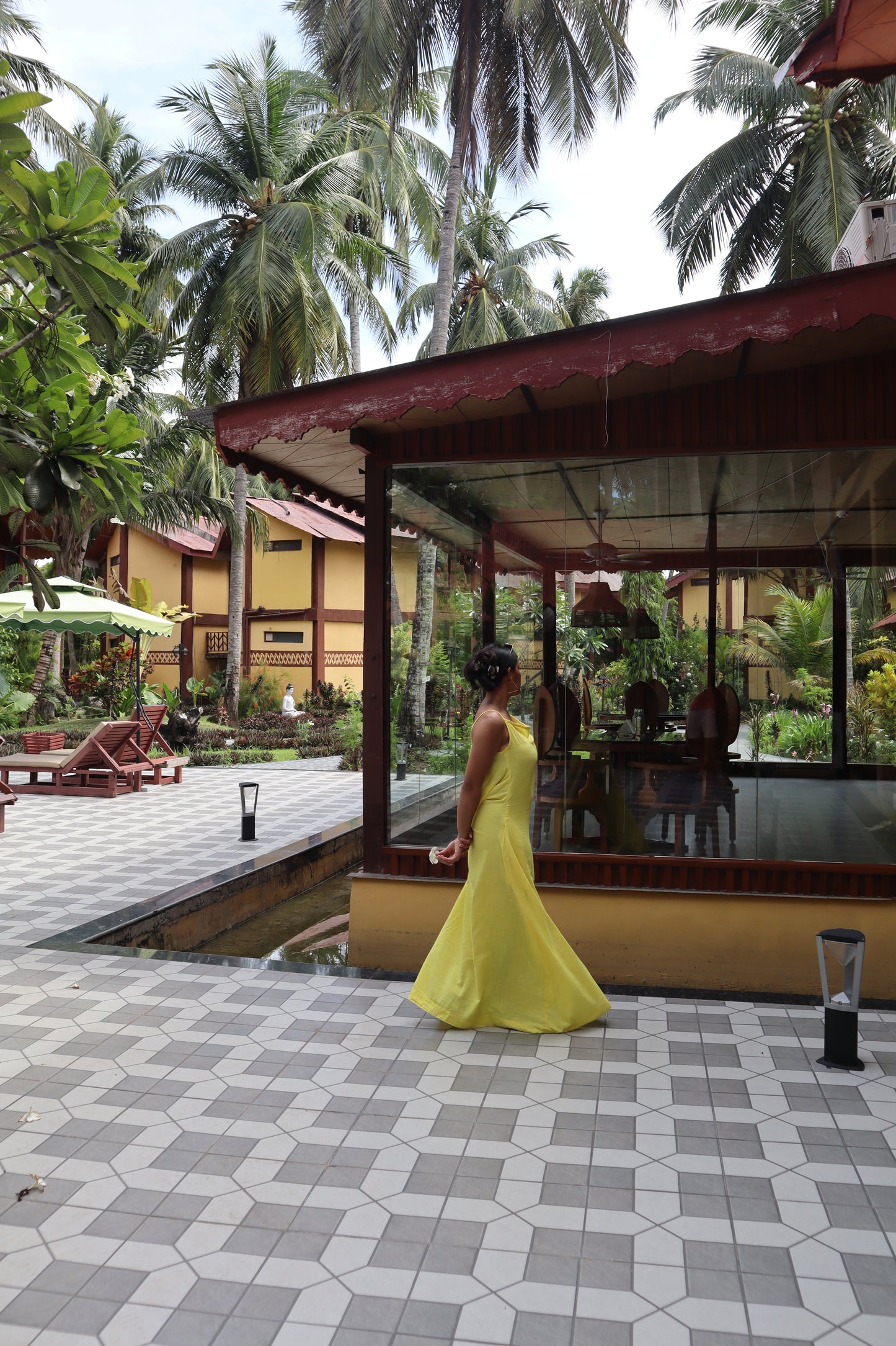 Golden Hour Fuchsia Backless Dress