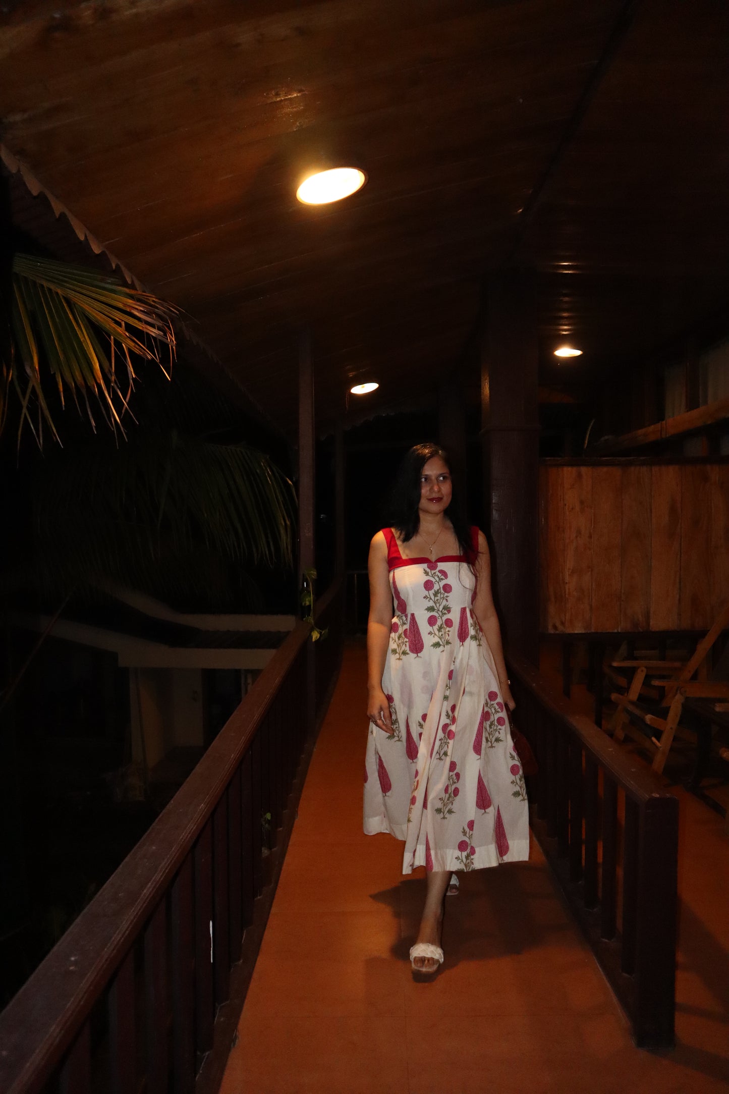 Snow(white) At The Beach Maxi Dress