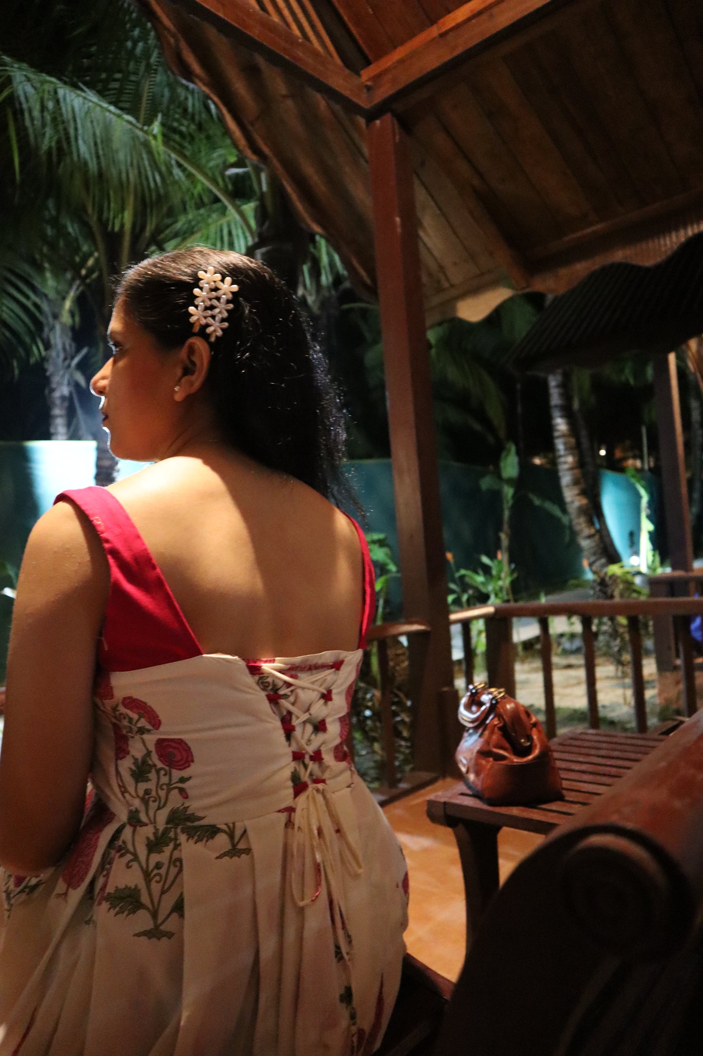 Snow(white) At The Beach Maxi Dress