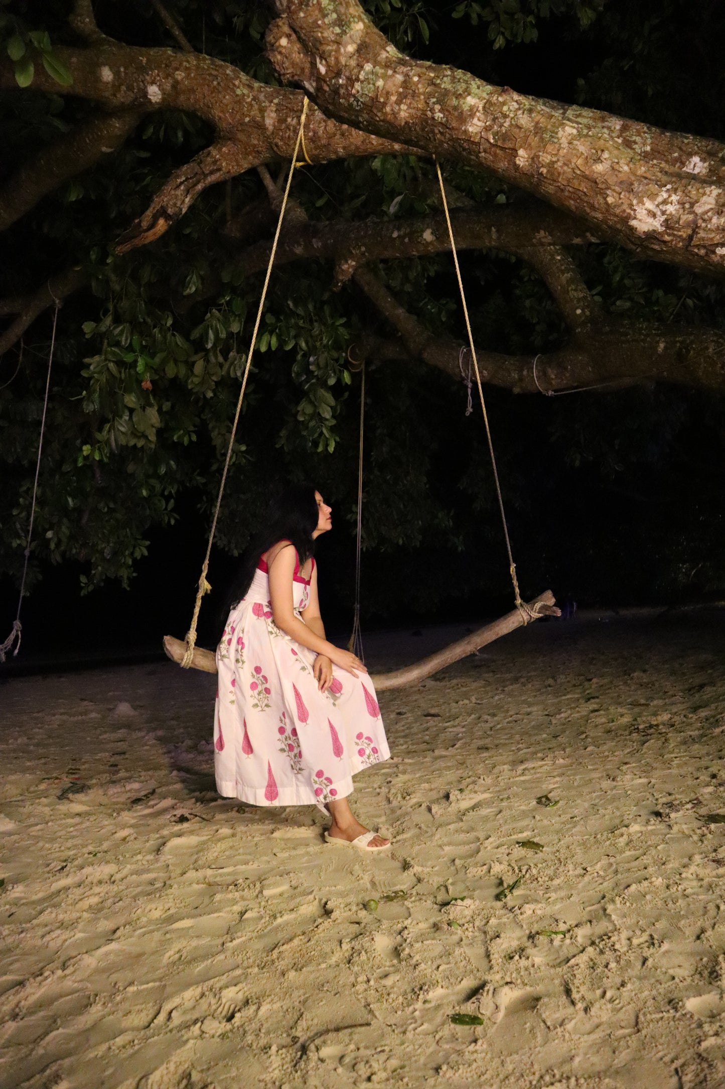 Snow(white) At The Beach Maxi Dress